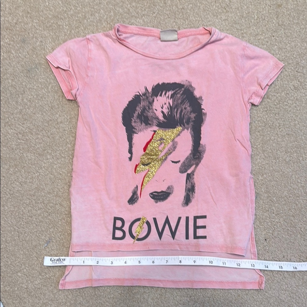 Bowie Kids Pink Graphic T-Shirt Size 5T